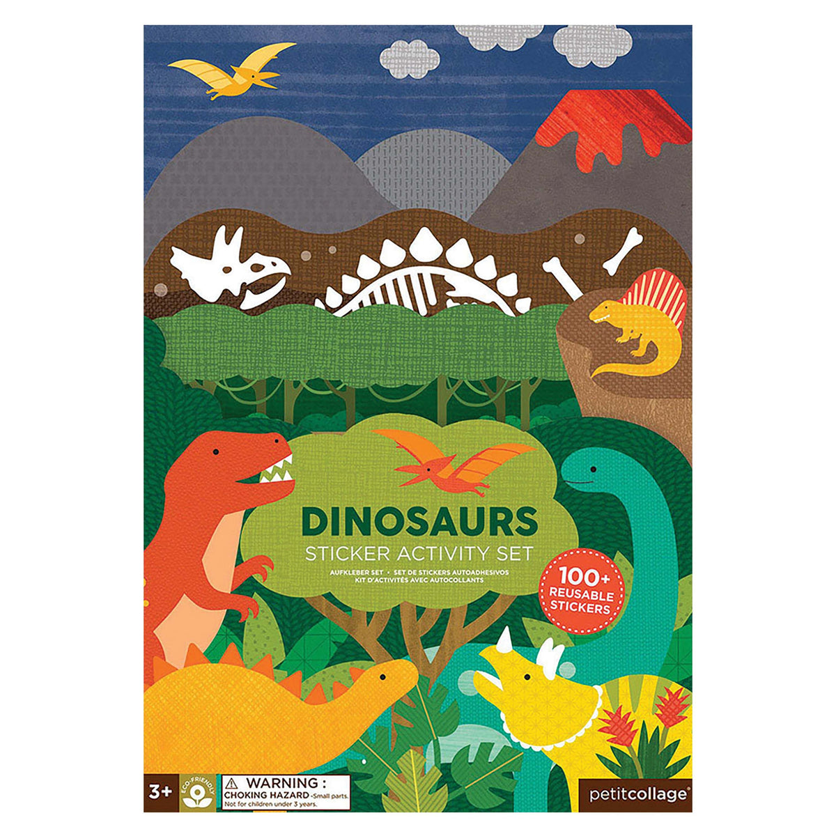 Ptc Paper Activity Sticker Activity Set | Dinosaurs