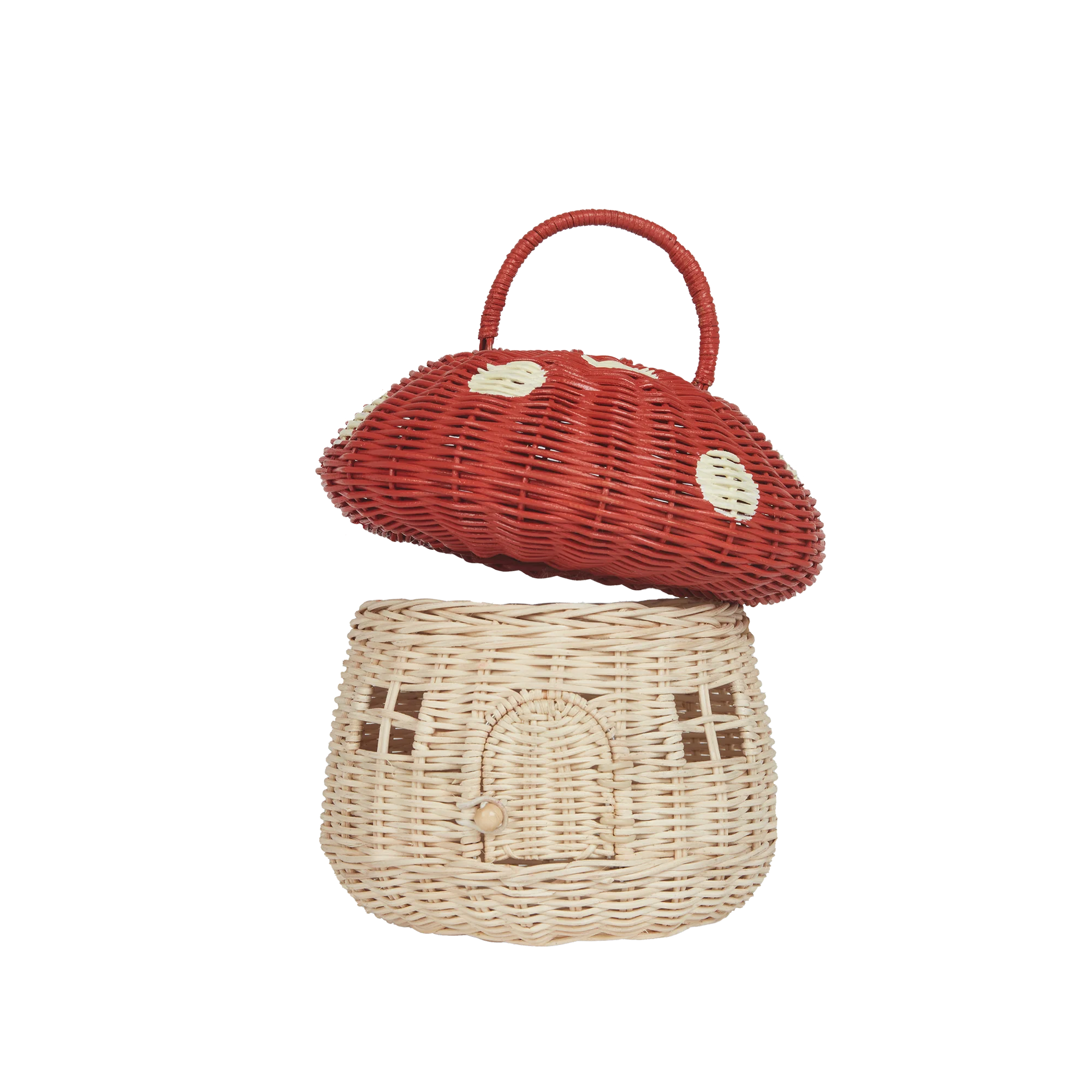 Mushroom Basket | Red