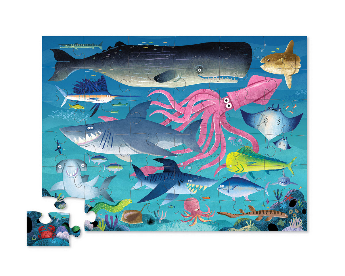 Classic Floor Puzzle 36 pc | Shark Reef