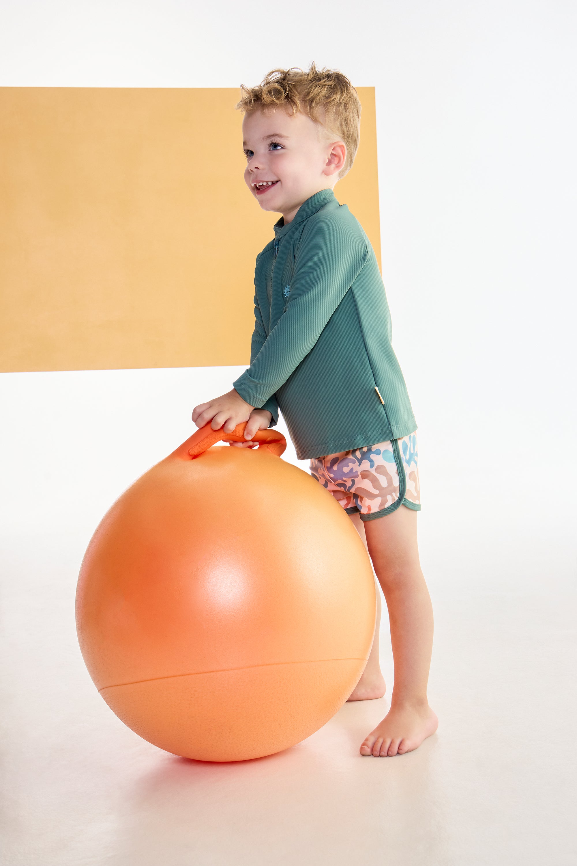 Coral Swim Trunks UPF50+