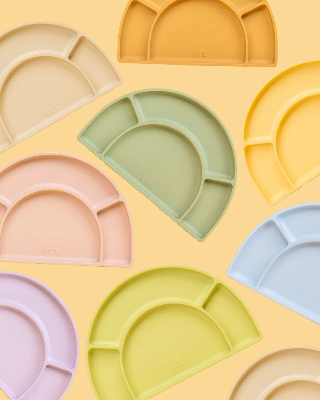 Silicone Divided Plates | Assorted