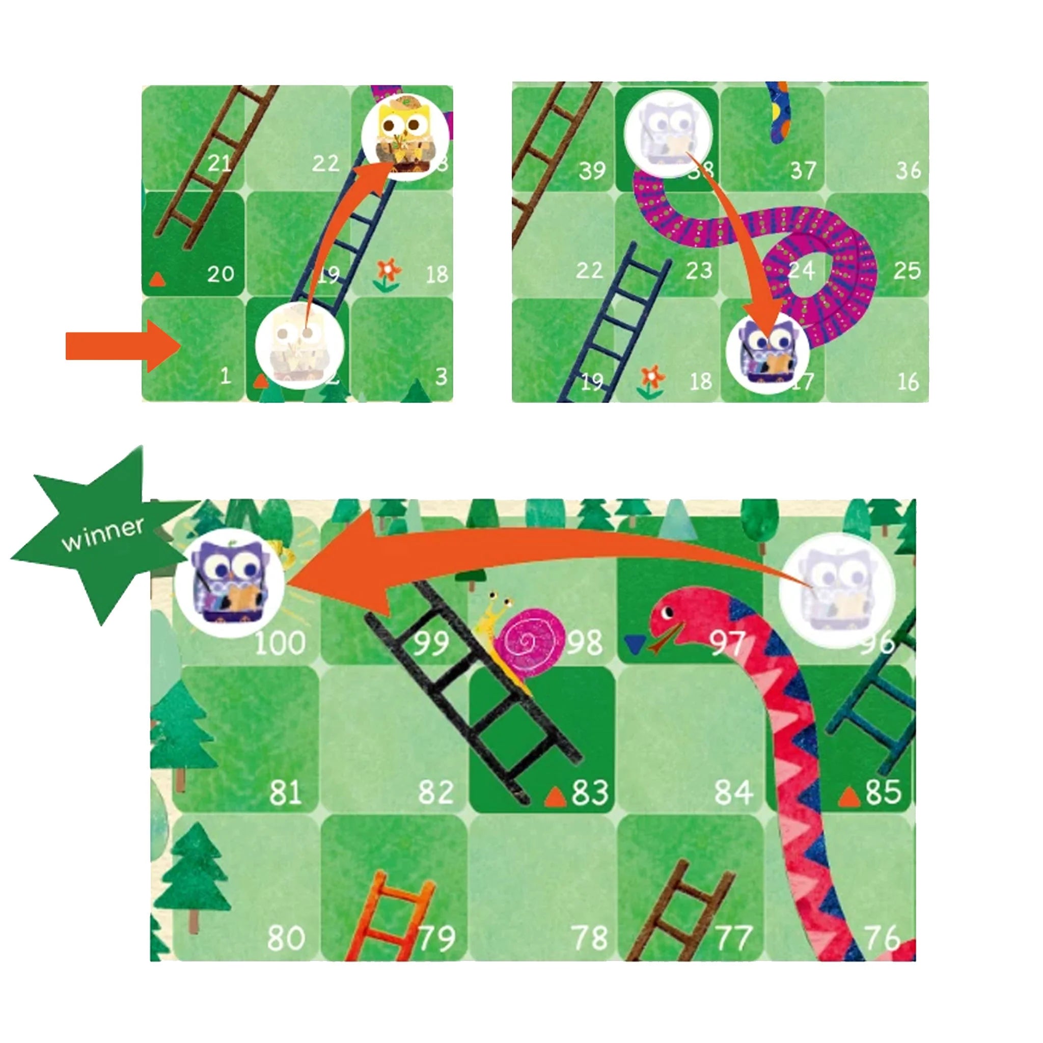 Travel Game | Snakes & Ladders