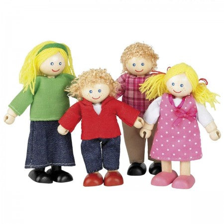 Wooden Multicultural Family Figures Set 2
