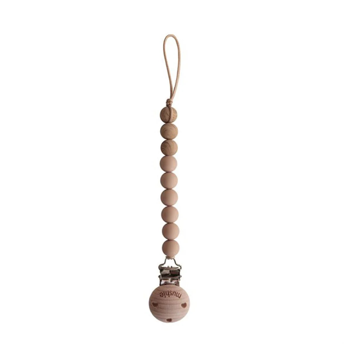 Silicone Dummy Clip | Eva Taupe