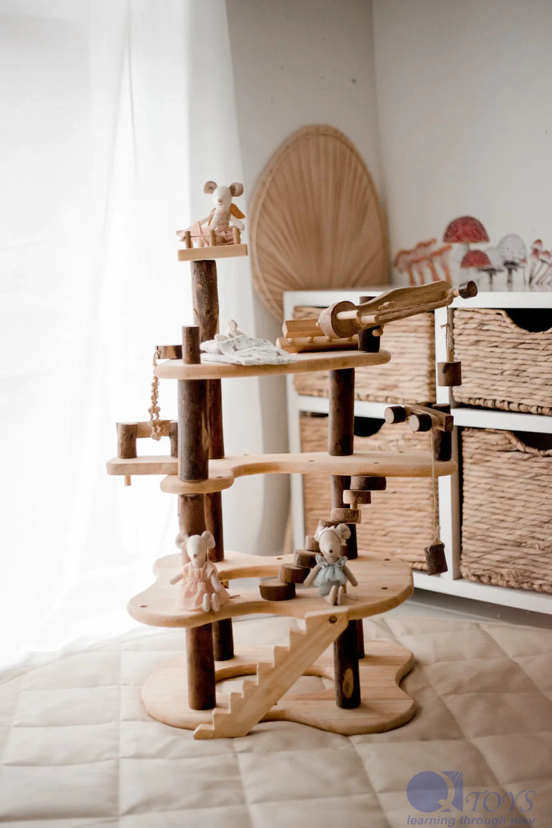 Three Level Tree House Play Set