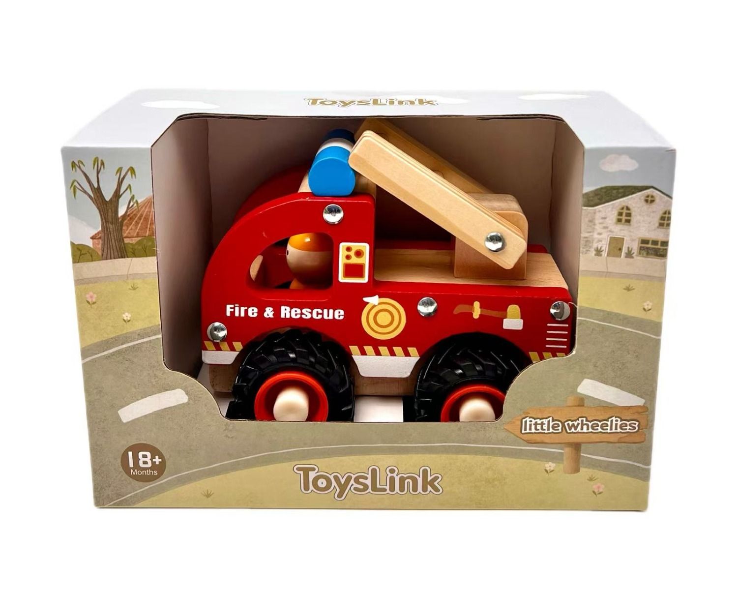 Wooden Fire Engine