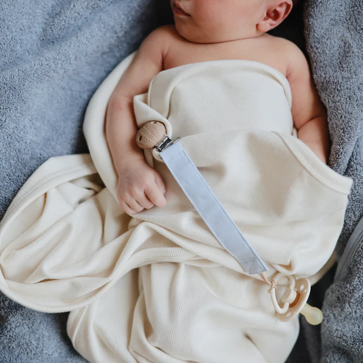Ribbed Baby Blanket | Ivory