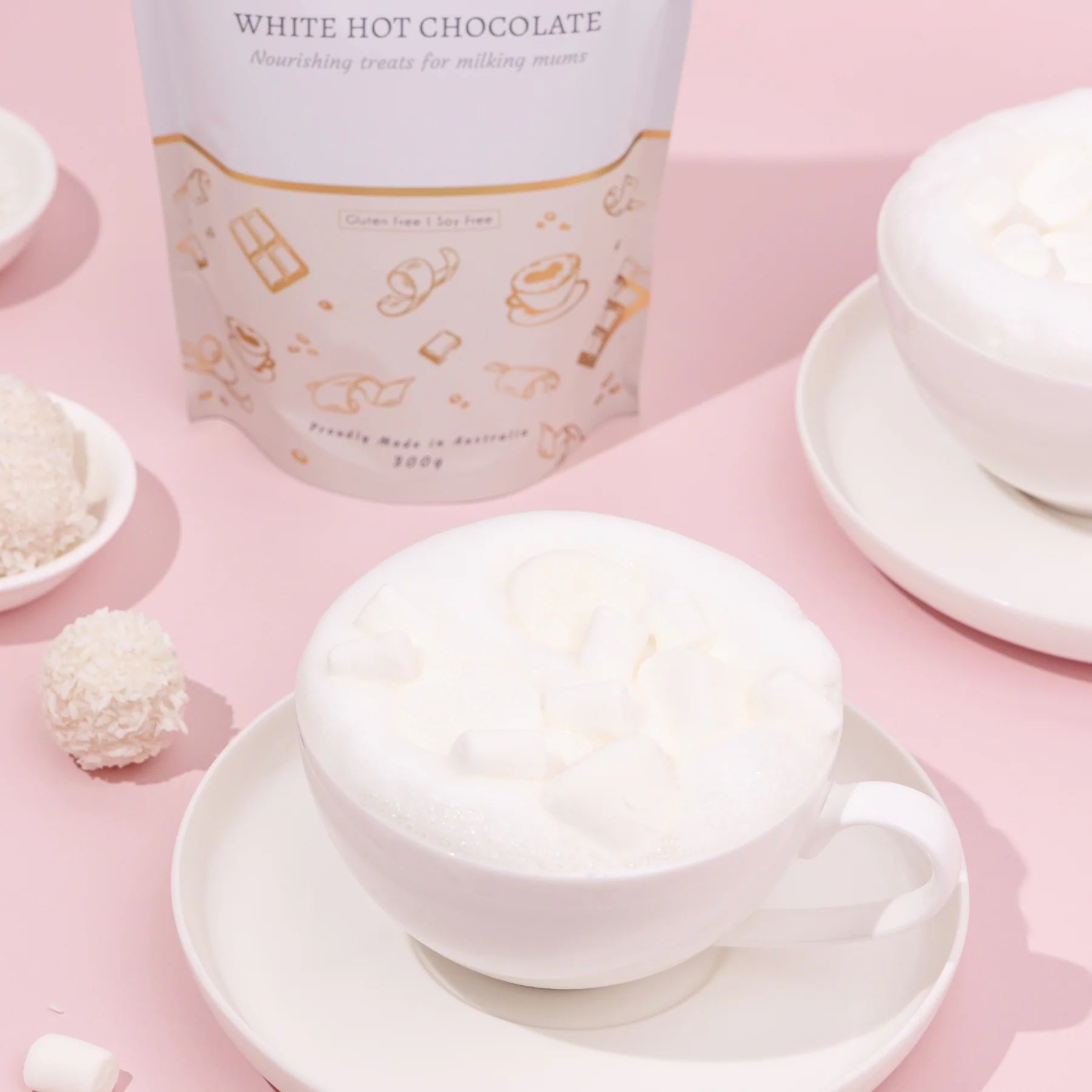 Lactation Powder | White Hot Chocolate