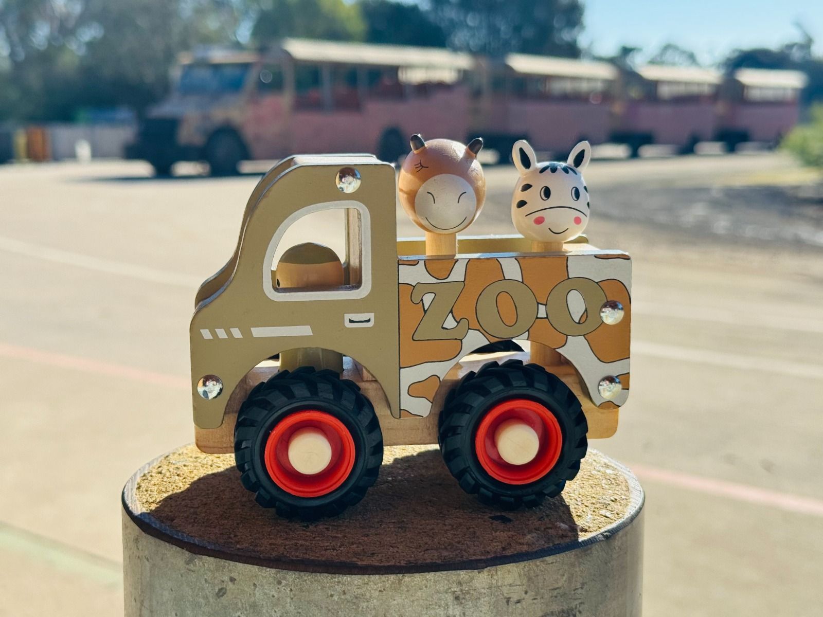 Wooden Zoo Truck