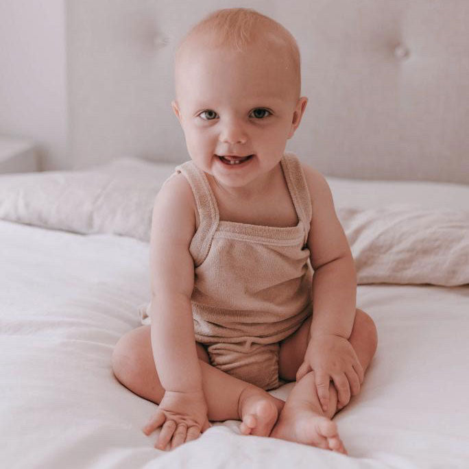 Terry Unisex Tank Sets | Oatmeal