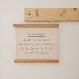 Wooden Alphabet Banner