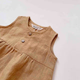 Flynn Unisex Romper | Honey