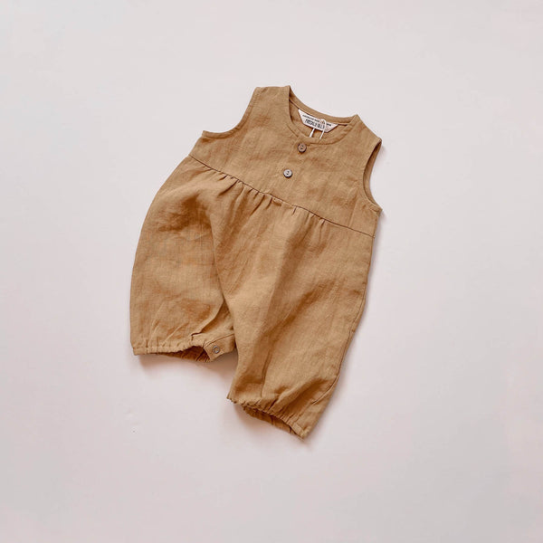 Flynn Unisex Romper | Honey