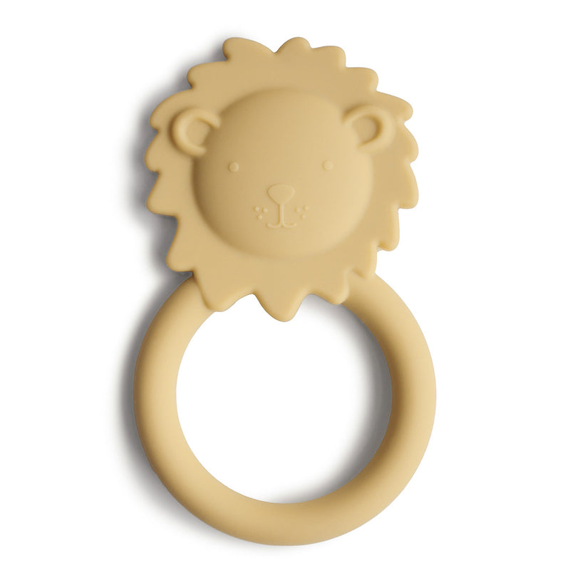 Silicone Teether | Lion Yellow