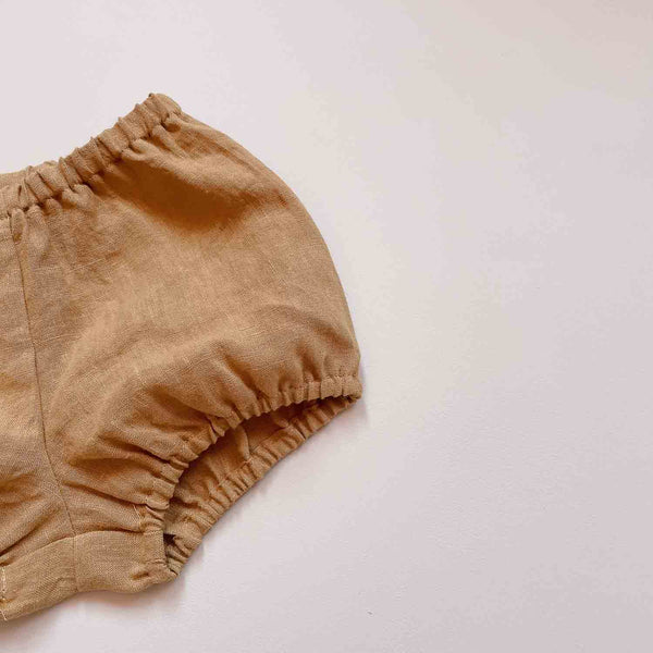 Lynn Unisex Linen Bloomers | Honey