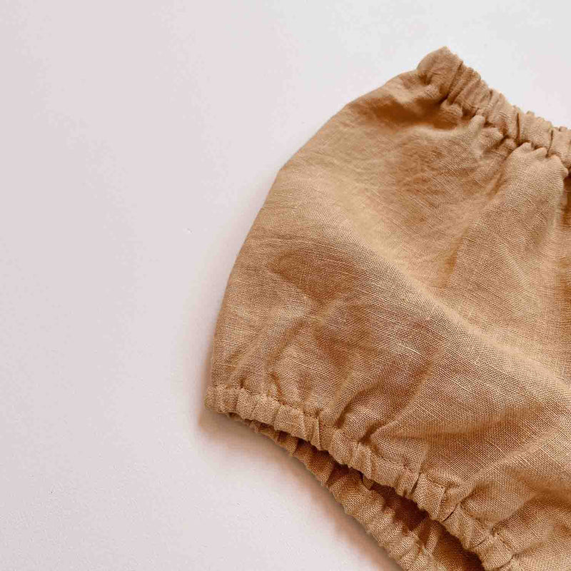 Lynn Unisex Linen Bloomers | Honey