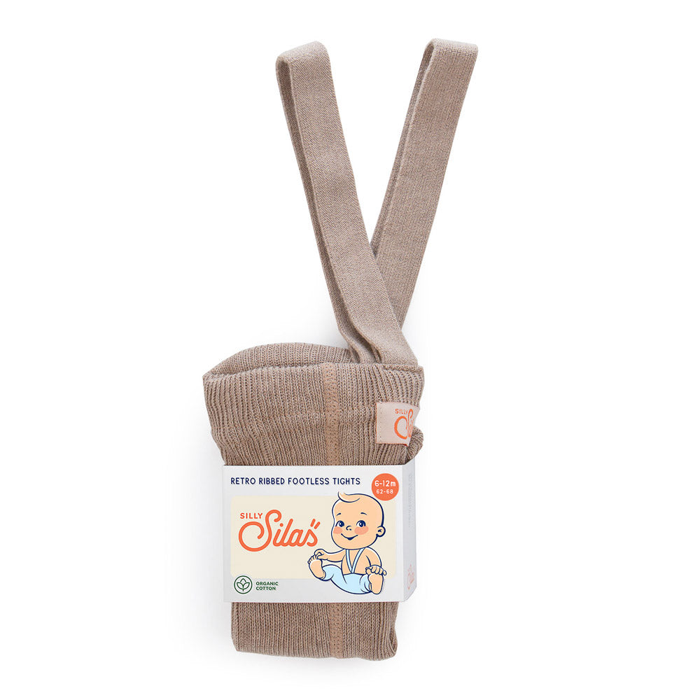 Footless Organic Cotton Unisex Tights l Peanut Blend