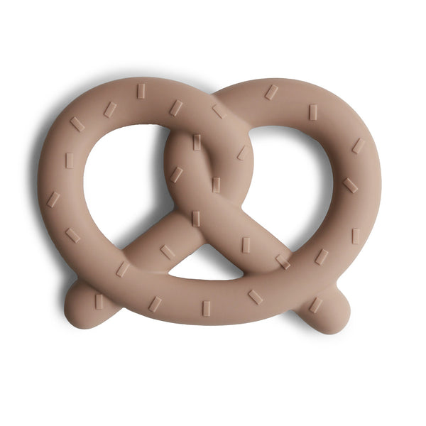 Silicone Teether | Pretzel Natural