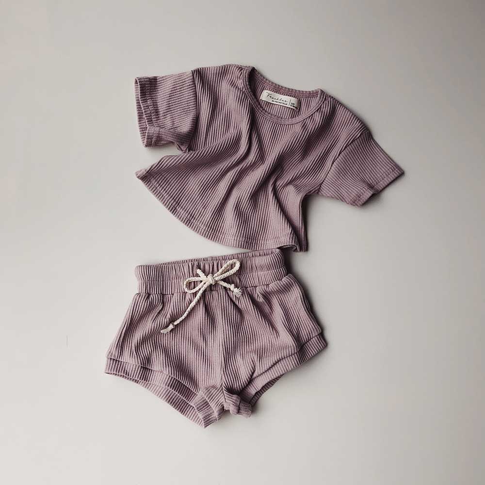 Ari Unisex Rib Sets | Mushroom