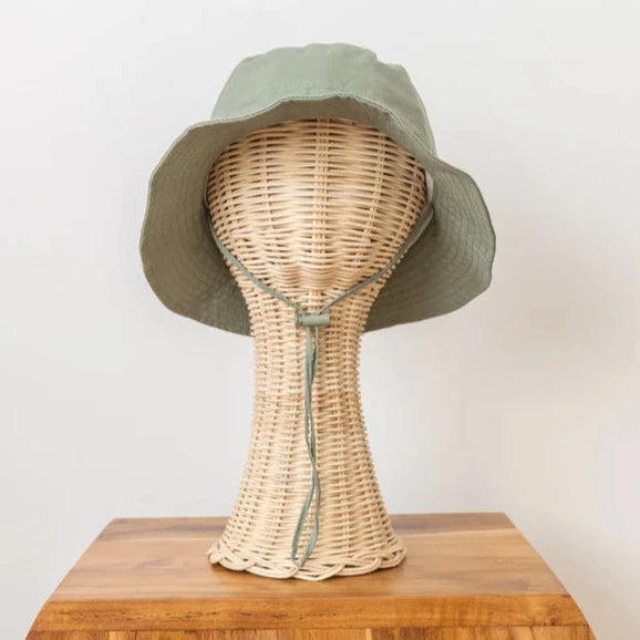 Cotton Sun Hat l Eucalyptus