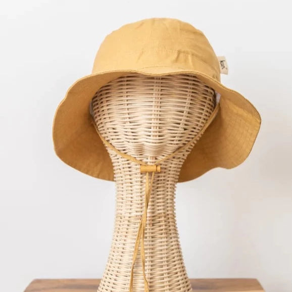 Cotton Sun Hat l Golden Tan