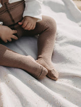 Footed Organic Cotton Unisex Tights l Granola