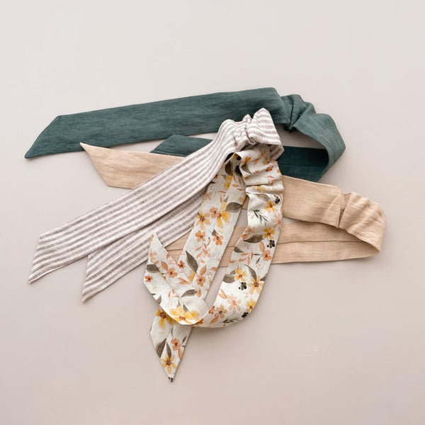 Linen Topknot Headband | Solace Colours