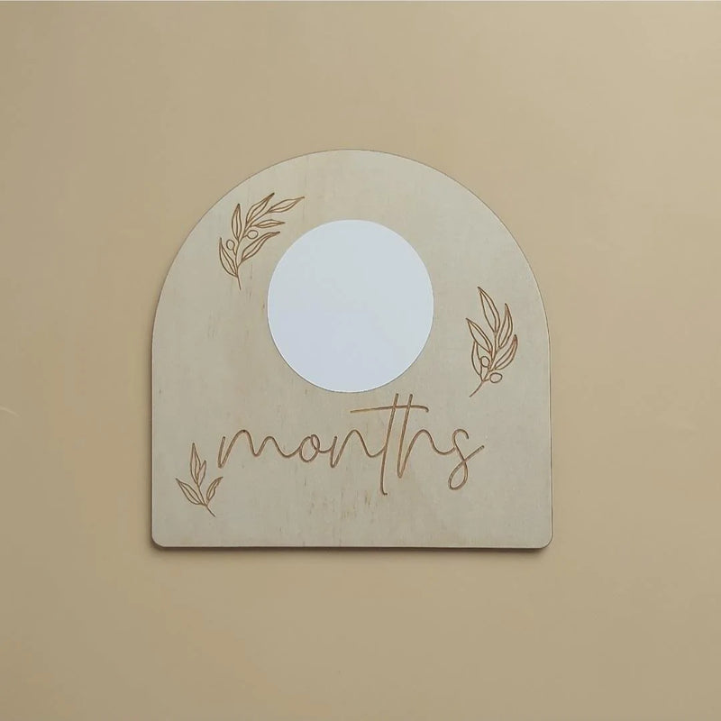 Olive Branch Milestone Months Plaque