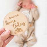 Wooden Baby Milestone Disc Set